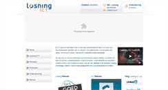 Desktop Screenshot of losning.nl
